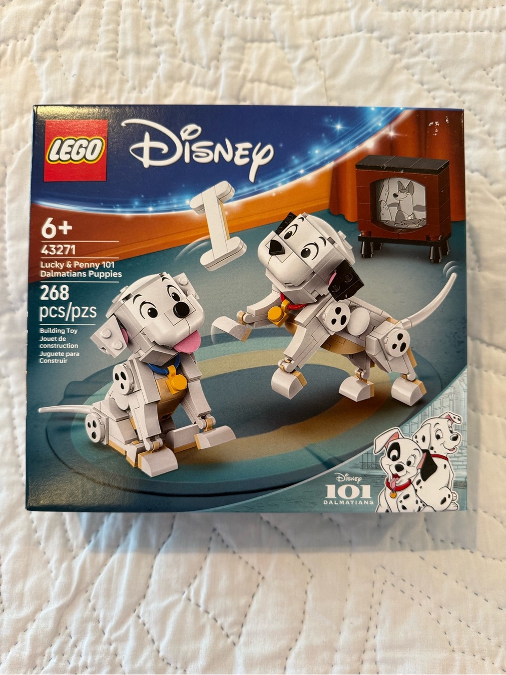 LEGO Disney 101 Dalmatians Lucky & Penny Puppies - White, Black, Yellow